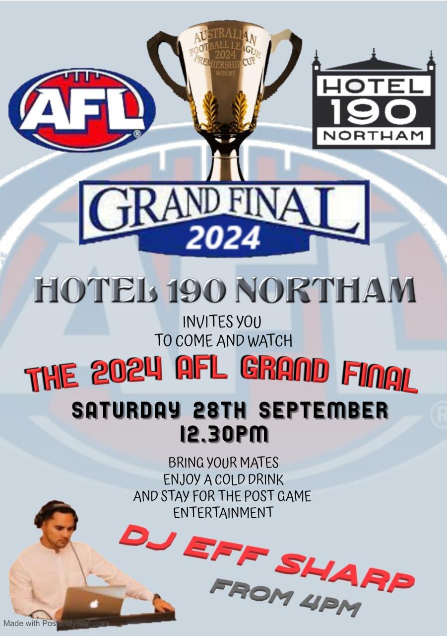 2024 AFL Grand Final Day At Hotel 190