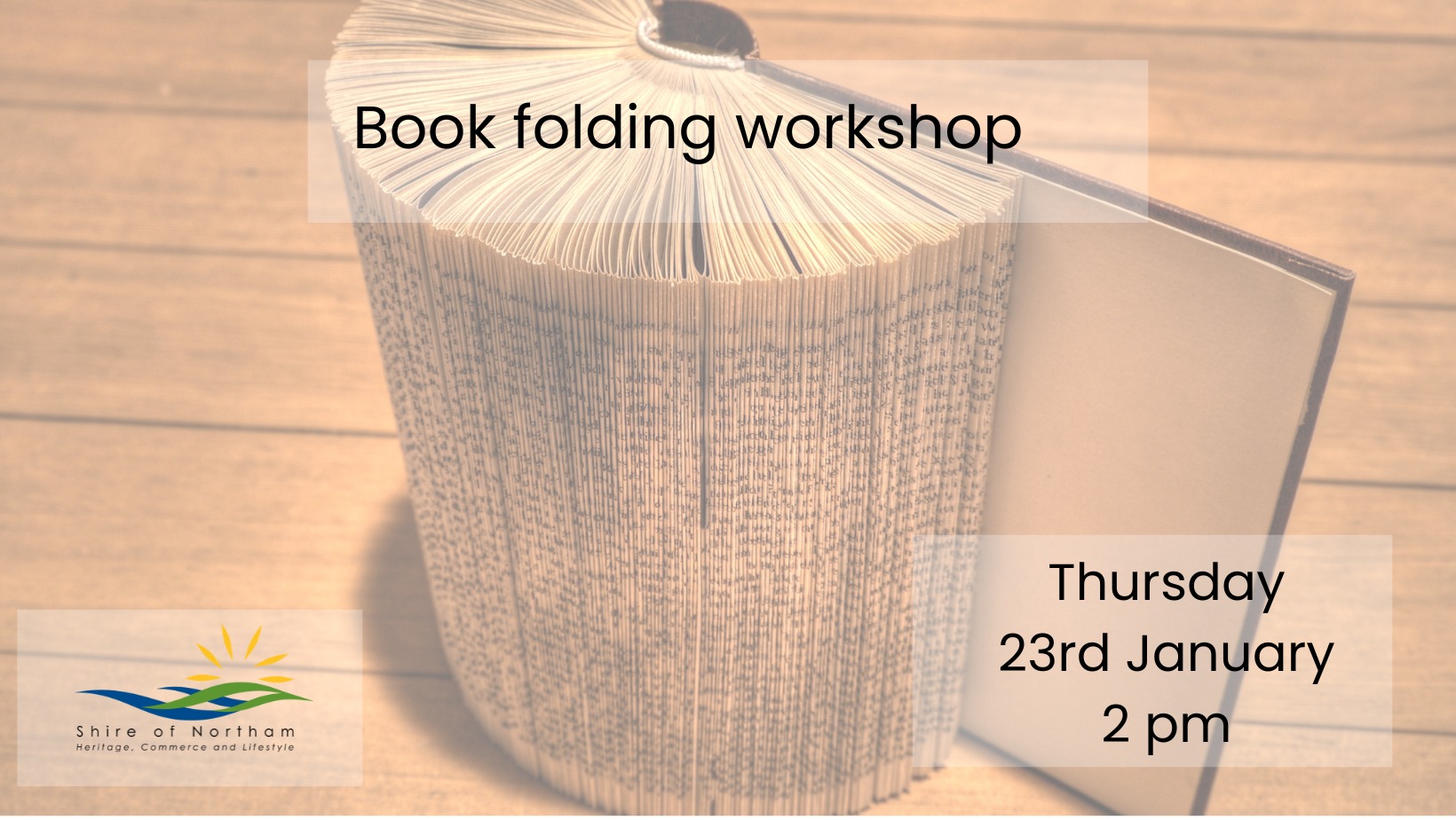 Book Folding Workshop