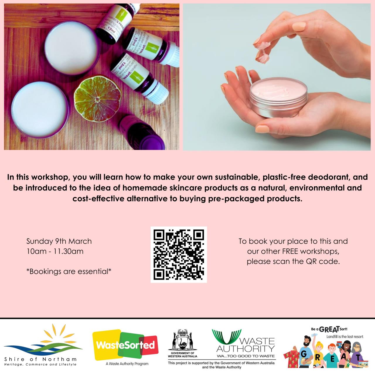 DIY Plastic Free Deodorant Workshop