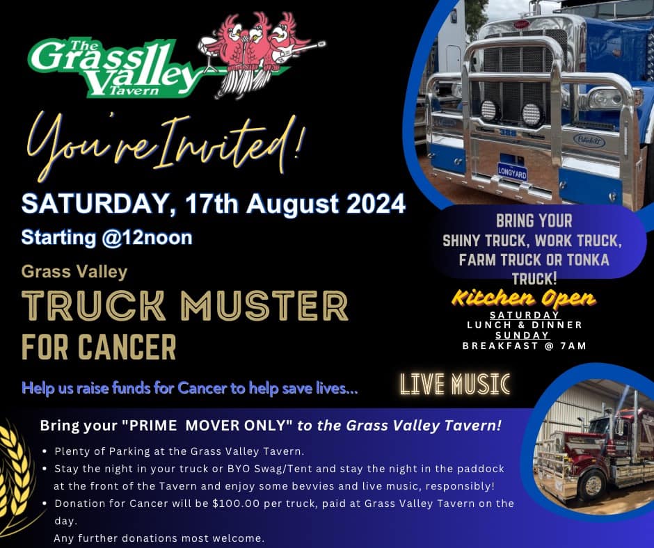 Grass Valley Truck Muster For Cancer