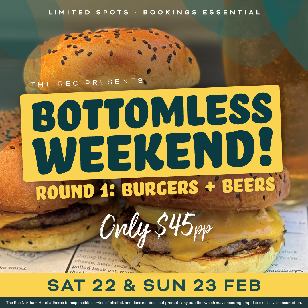 The Rec, Bottomless Weekend!