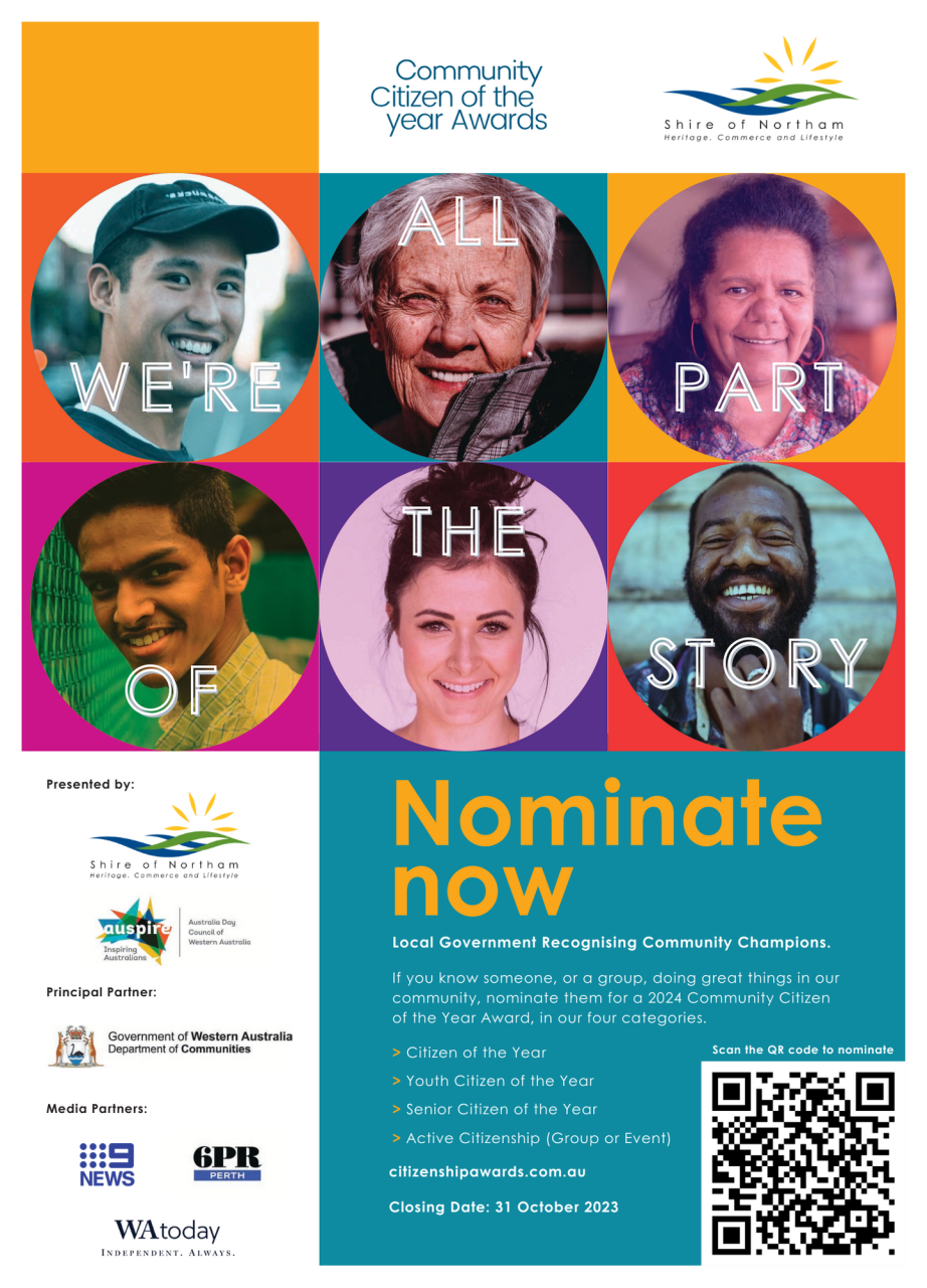 News Story 2024 Citizen Of The Year Nominations Are Open Shire Of   Coty 2024 Poster 